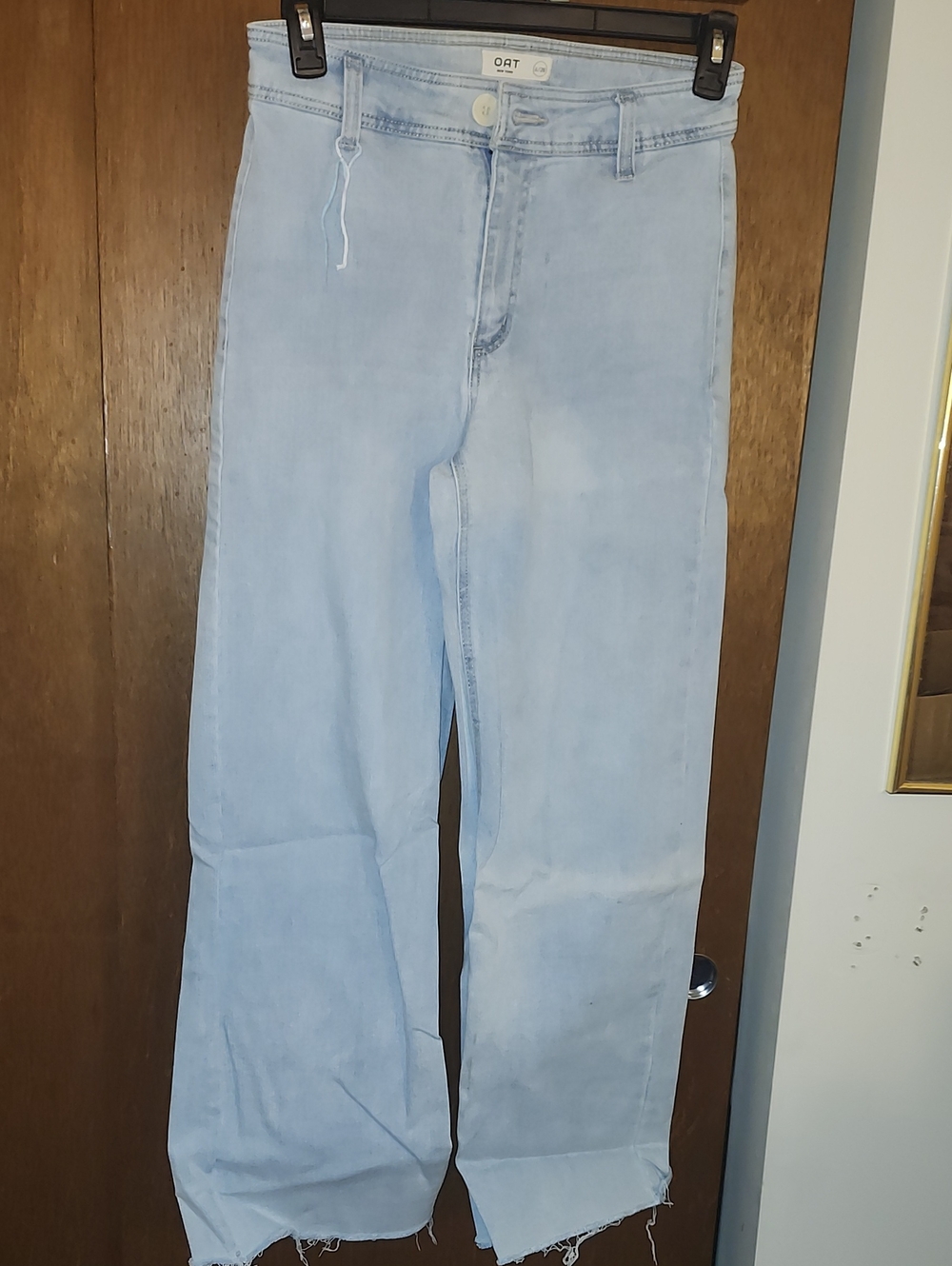 Oat New York Light Blue Wide Leg Jeans